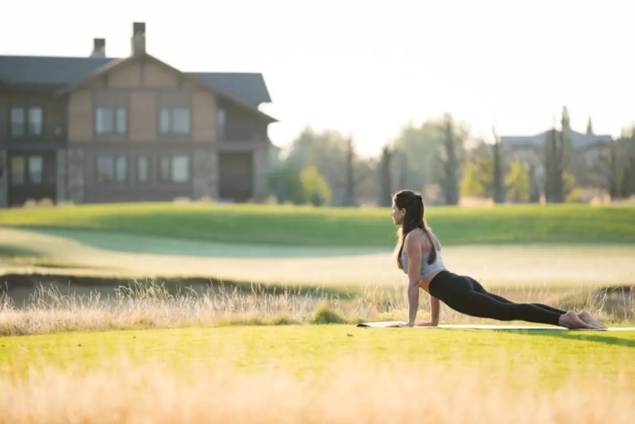 Juniper Preserve yoga + golf